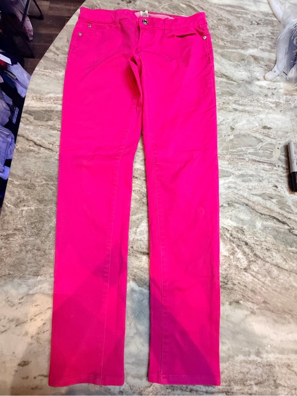 Celebrity Pink Jeans Size 9 Hot Pink Fuchsia Stretch Skinny Pants